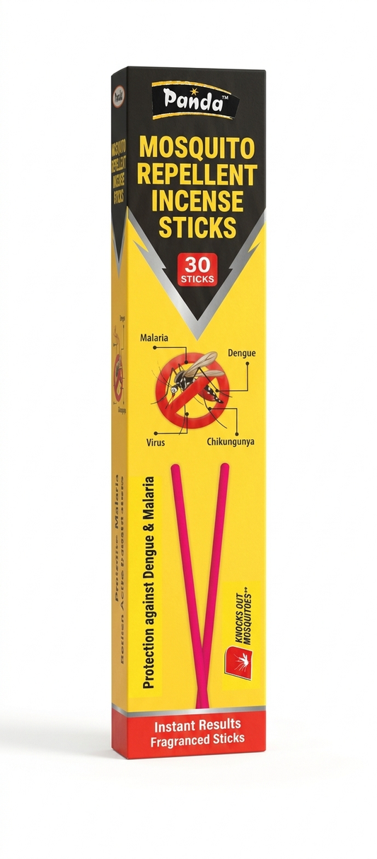 Panda Mosquito Repellent Incense Sticks – 30 Pack Dengue & Malaria Protection