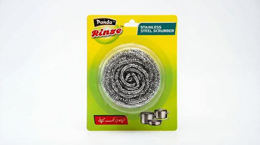 Panda Rinse Stainless Steel Scrubber