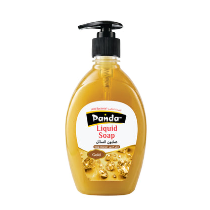 Bottle of Panda dishwash liquid gel on a white background