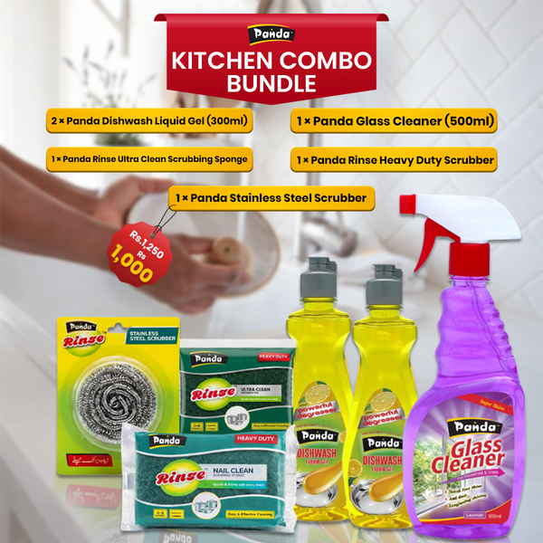 Panda Kitchen Combo – Complete Cleaning Solution for Your Kitchen
