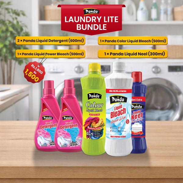 Panda Laundry Lite – Essential Laundry Care Combo