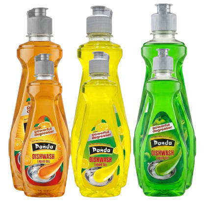 Panda Dishwash Liquid Gel – Powerful Degreaser & Antibacterial