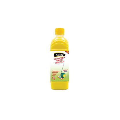 Yellow bottle of Dondor Perfumed White Pineyle on a white background