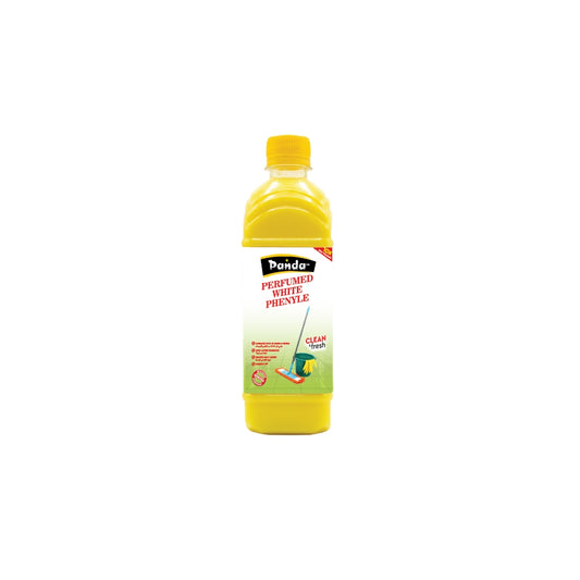 Yellow bottle of Dondor Perfumed White Pineyle on a white background