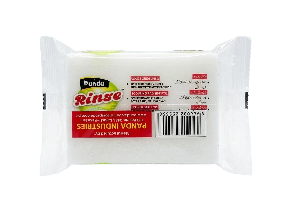 Panda Rinse Heavy Duty Scrubbing Pad – Ultra Clean Nail Saver Kitchen Cleaner
