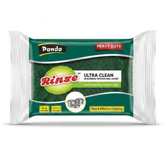 Panda Rinse Heavy Duty Scrubbing Sponge– Ultra Clean Nail Saver Kitchen Cleaner