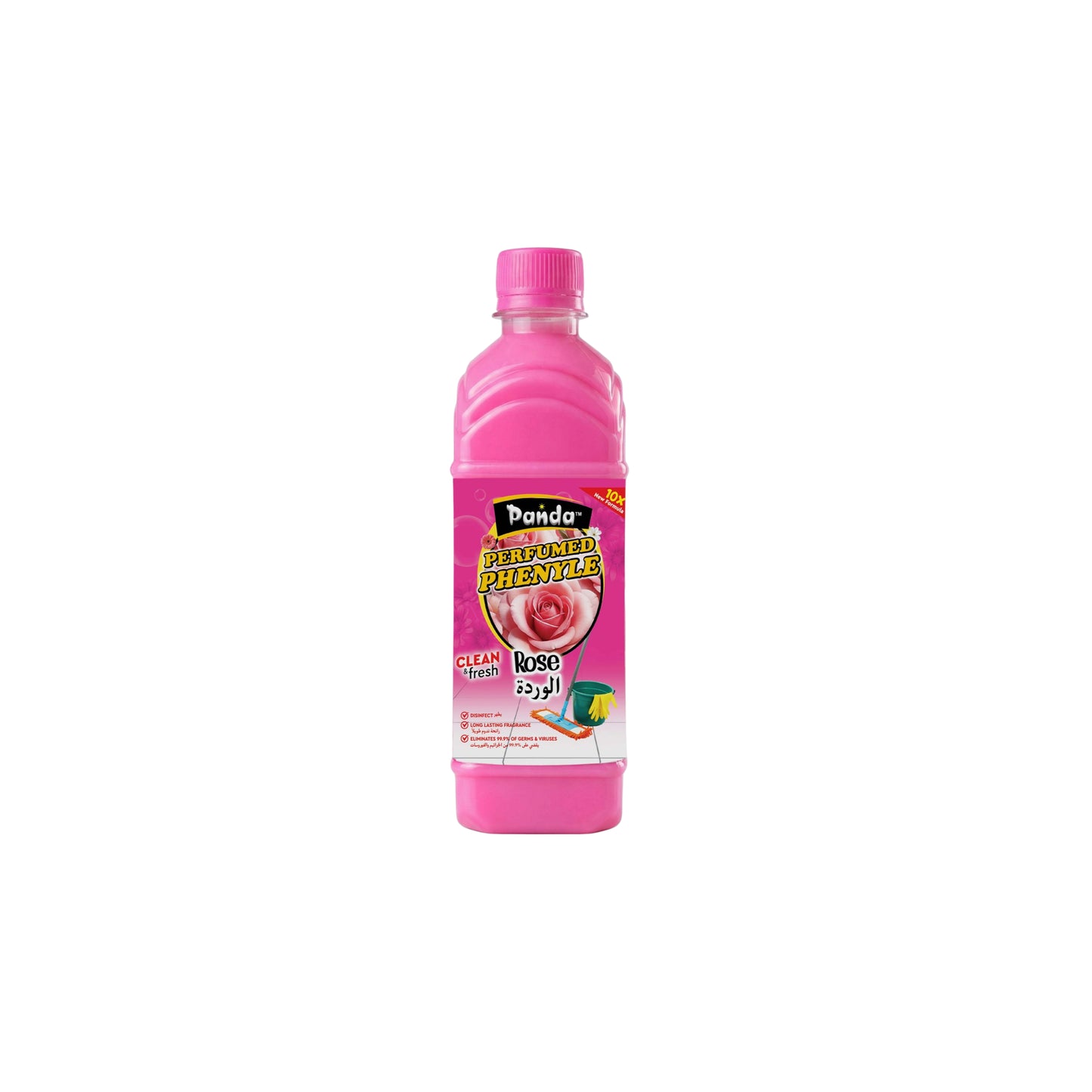Panda Rose Perfumed Phenyle-Fresh Fragrance & Hygienic Cleaning