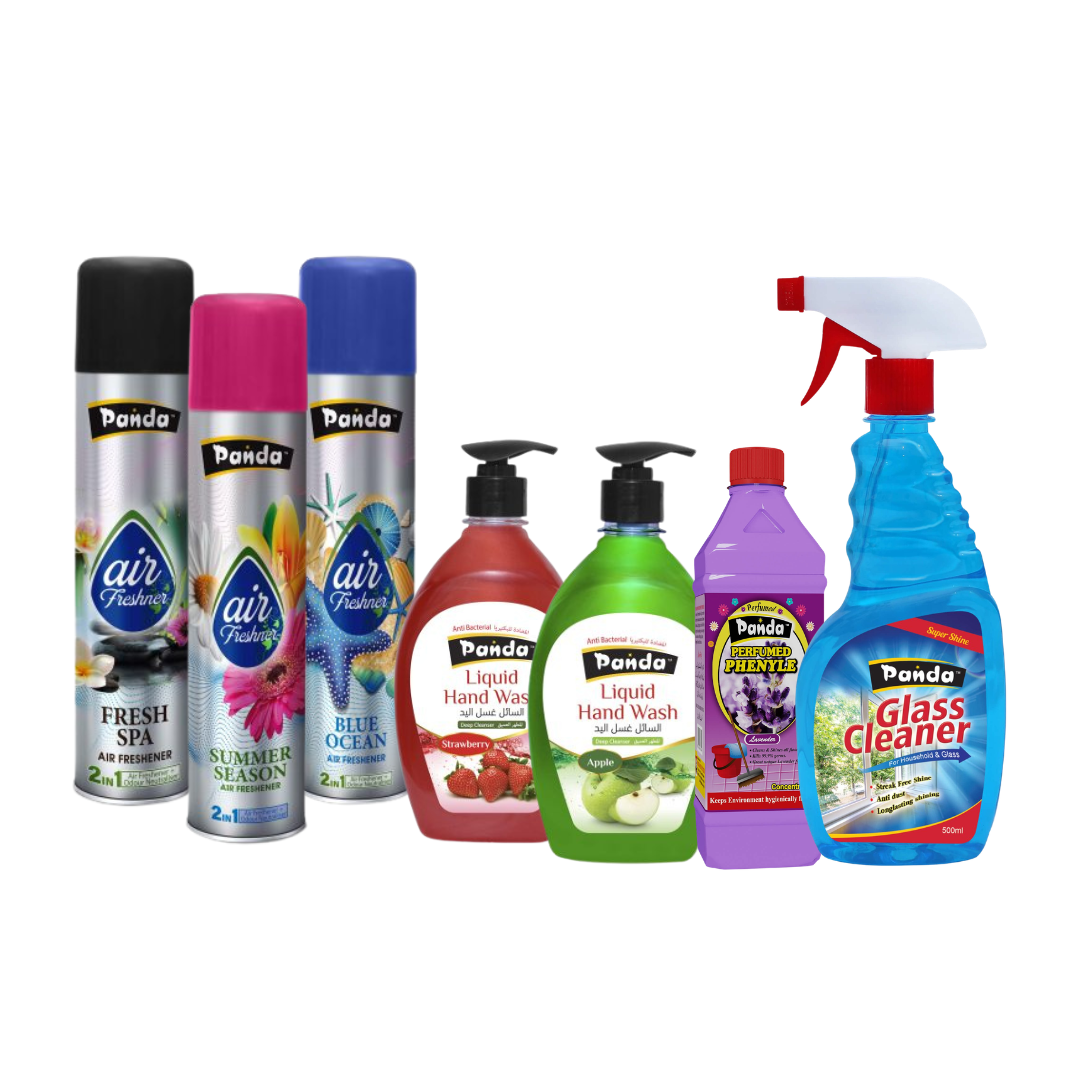 Panda Aromatic Home – Complete Freshness & Cleaning Essentials Bundle