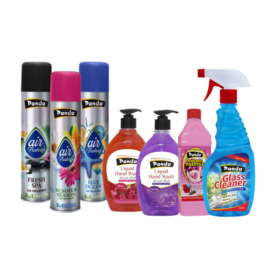 Panda Aromatic Home – Complete Freshness & Cleaning Essentials Bundle