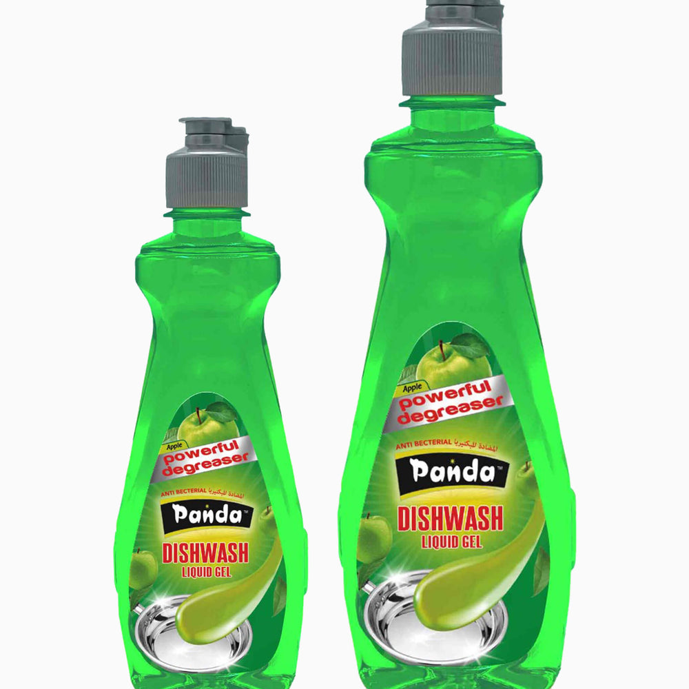 Panda Apple Dishwash Liquid Gel – Powerful Degreaser & Antibacterial