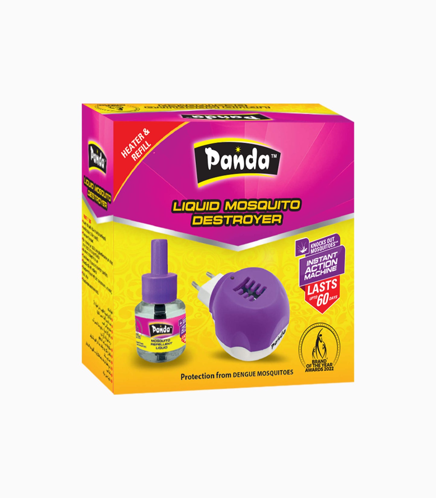 Panda Liquid Mosquito Destroyer – Instant Action & Dengue Protection