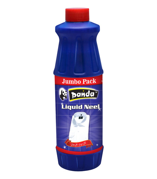 Danda Liquid Nee! bottle with blue body and red cap on a white background