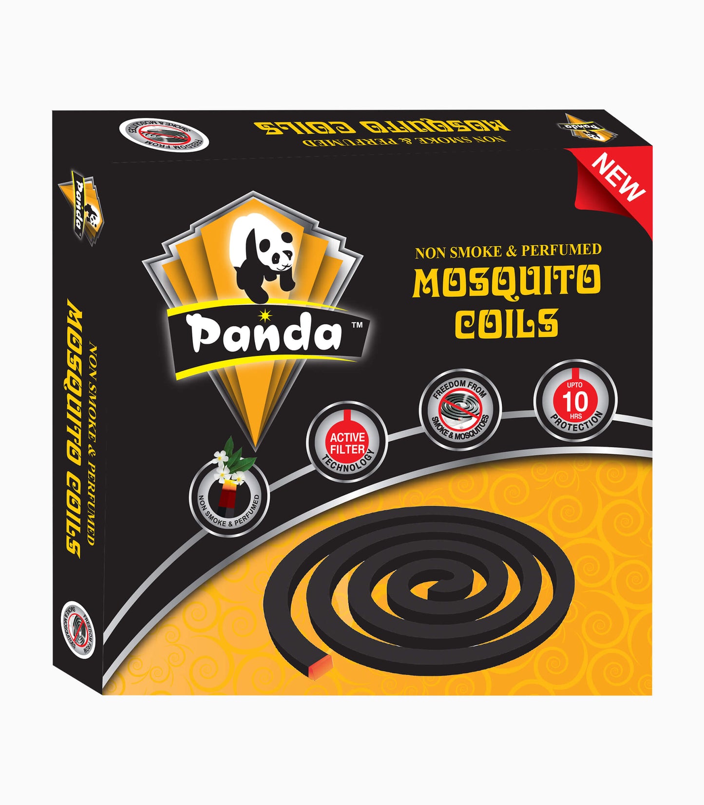 Panda Mosquito Coils – Non-Smoke & Perfumed with 10 Hours Protection