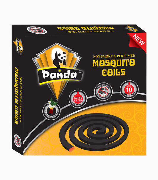 Panda Mosquito Coils – Non-Smoke & Perfumed with 10 Hours Protection